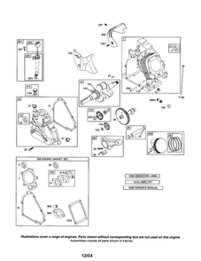 Part Location Diagram of 794910 Briggs and Stratton Sb Model 20 Horz